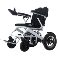Four wheels remote control lightweight foldable power wheelchair for disabled