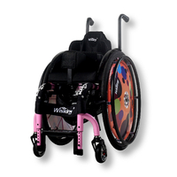 advanced customized lightweight aluminium alloy paeditric active wheelchair 