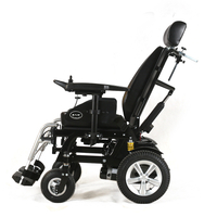 WISKING Disabled Electric Back Lying Power Wheelchair for Heavy Body 