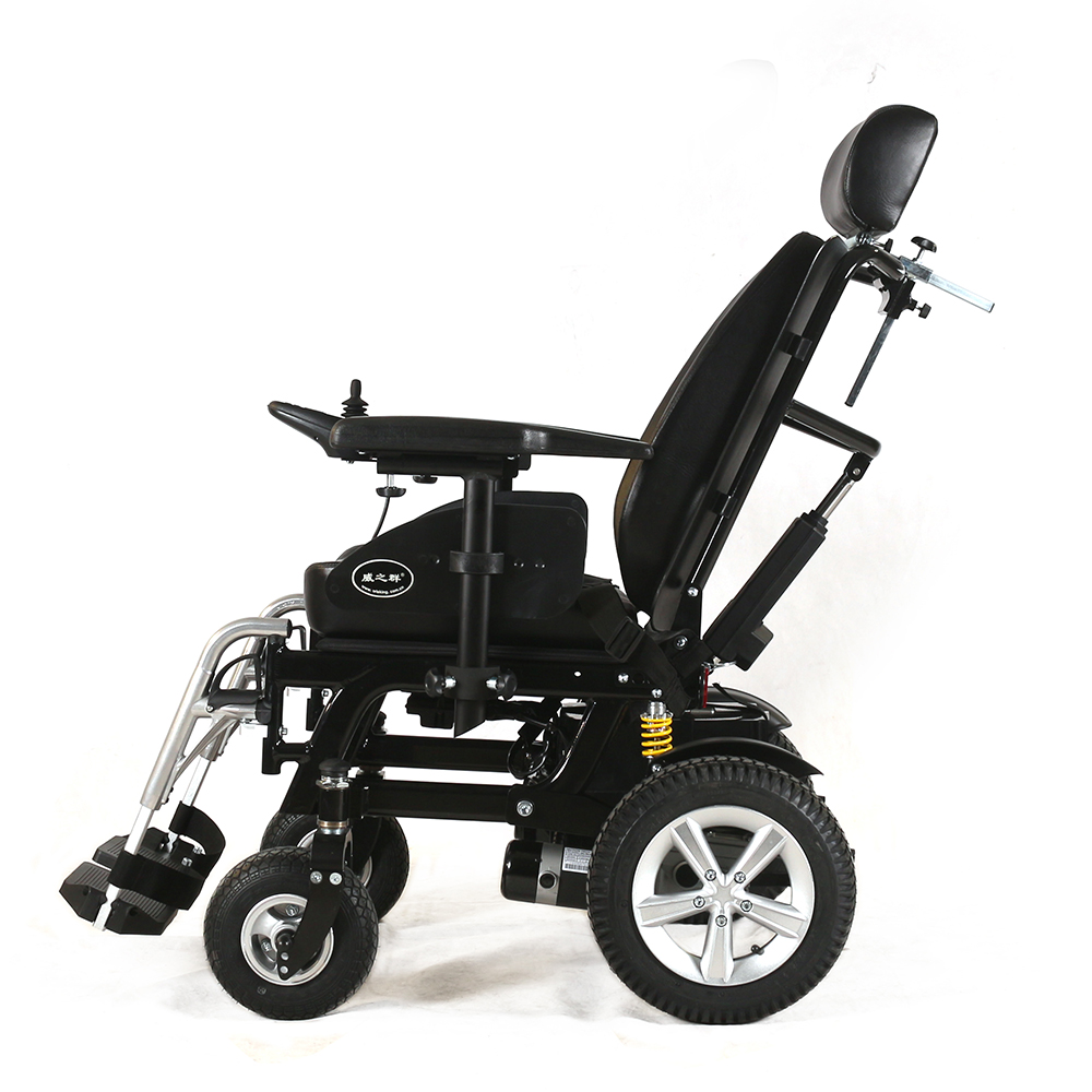 4 wheel power wheelchair for heavy body disabled