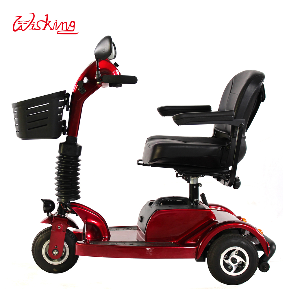 travel electric mobility scooter with rearview mirror for elder