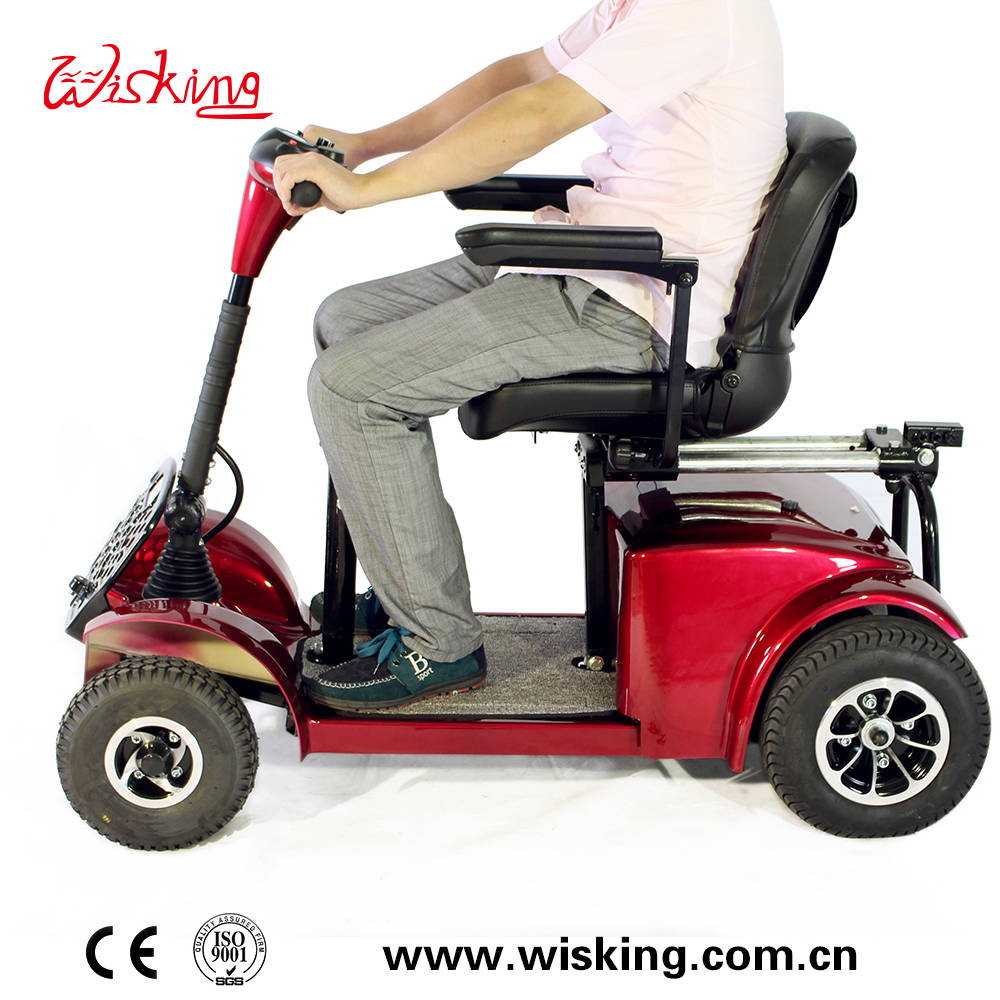 Outdoor double seat mobility electric scooter for disabled