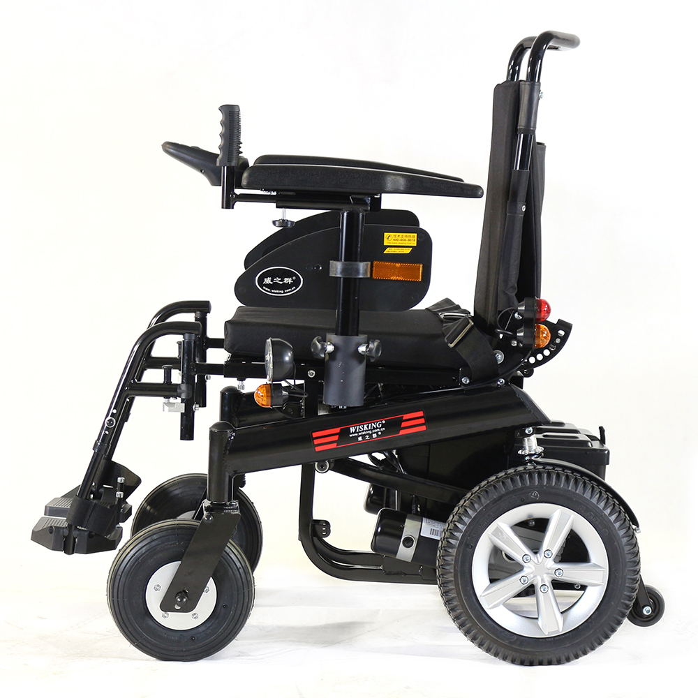 leisure power wheelchair with LED lights for eldly