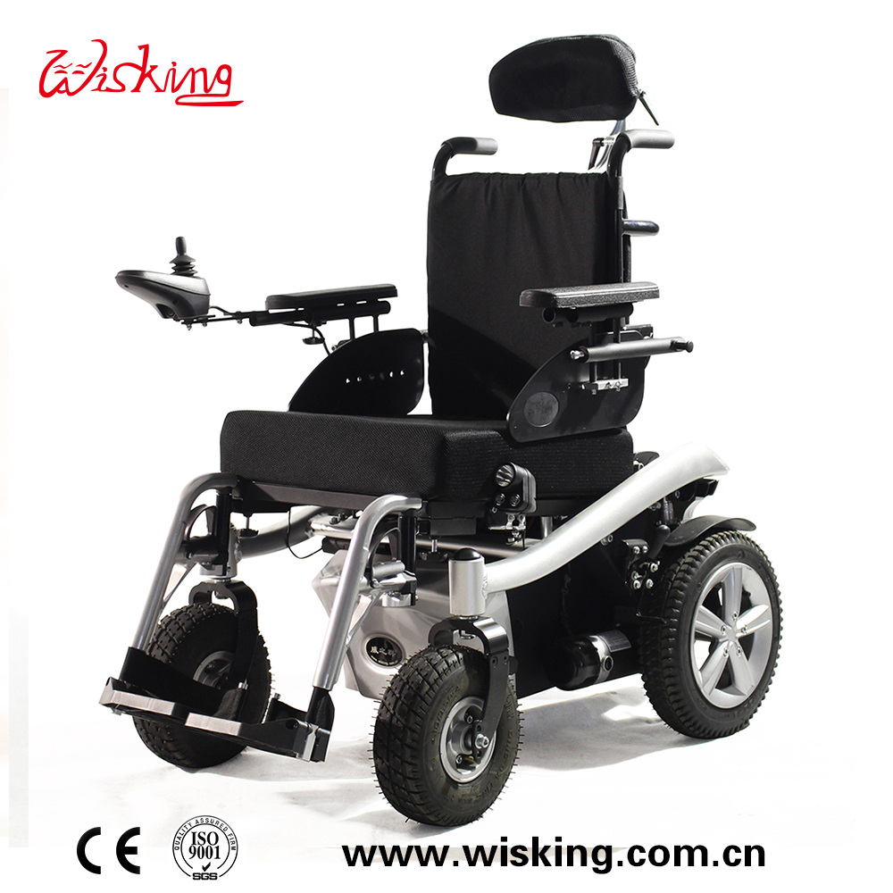 multi functional automatic and manual reclining power wheelchair for disabled and elderly