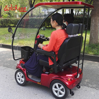 double seat brushless mobility scooter for adults