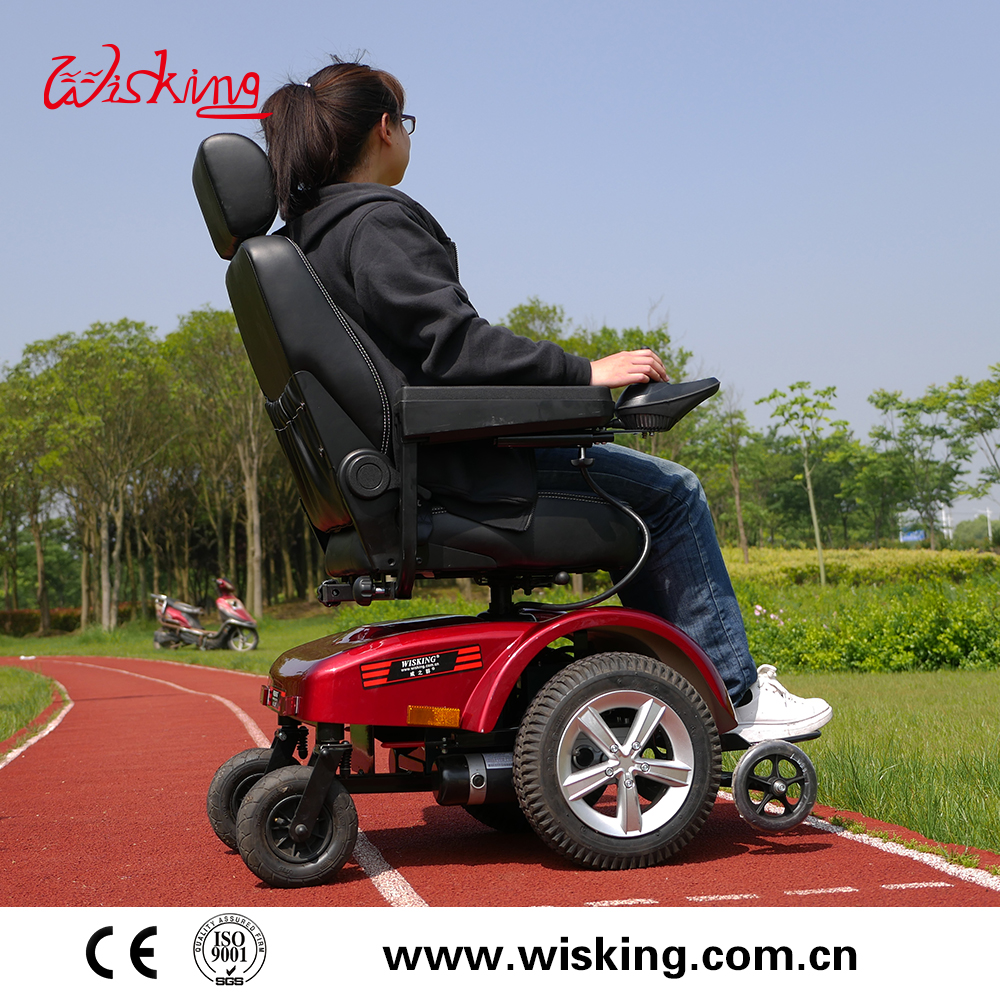 front wheel drive stable power comfortable electric wheelchair for disabled